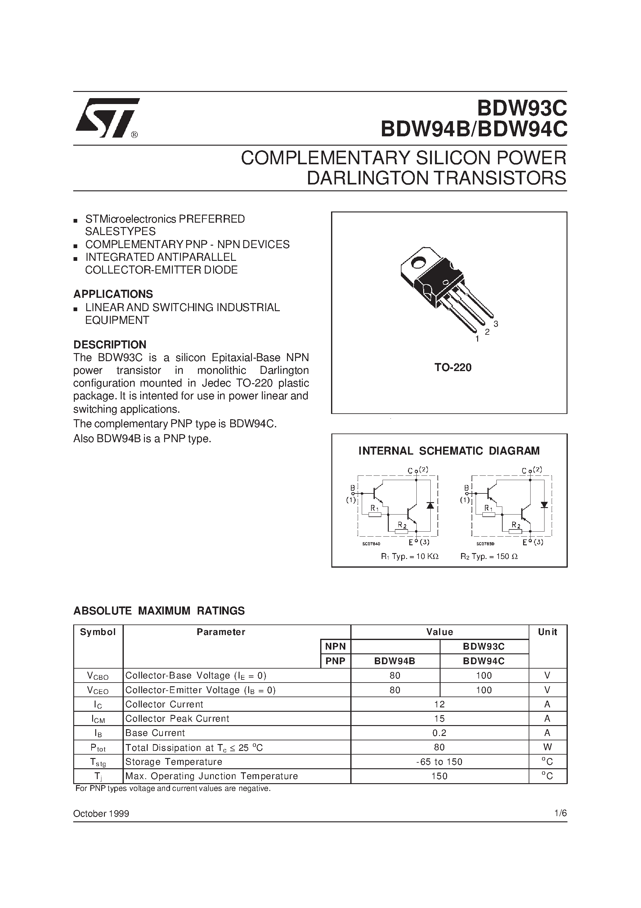 Darlington Transistor Datasheet Everything You Need To Know