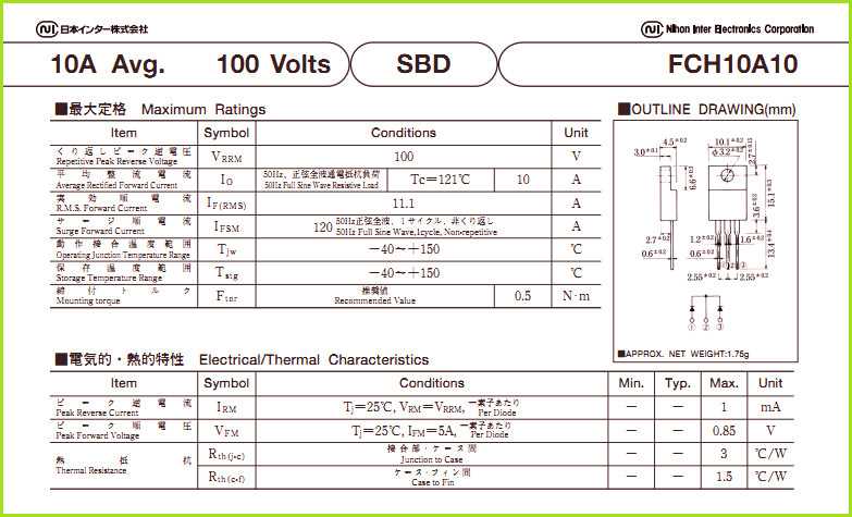 Diode A Mic Datasheet Specifications Features And Applications